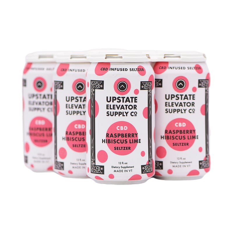 Raspberry Hibiscus Lime Seltzer six pack