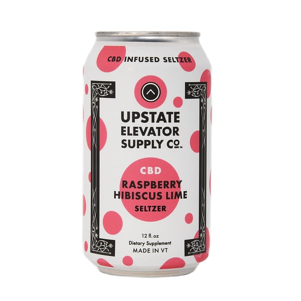 CBD Raspberry Hibiscus Lime Seltzer - Front